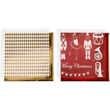 Https: www.cchobby.nl deco-folie-en-transfer-vel-notenkraker-kerstman-en-ballerina-vel-15x15-cm-goud-rood-wit-4-vel-1-doos - afbeelding 1