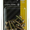 Mack 1017271 - spaanplaatschroef cylkop geelverz.35 st 4,0 x 16 mm | 10 stuks