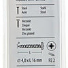 Mack 1017271 - spaanplaatschroef cylkop geelverz.35 st 4,0 x 16 mm | 10 stuks
