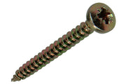 Mack 1017275 - spaanplaatschroef cylkop geelverz.15 st 4,0 x 40 mm | 10 stuks - afbeelding 1