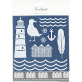 Https: www.cchobby.nl deco-folie-en-transfervel-vuurtoren-vel-15x15-cm-blauw-zilver-2x2-vel-1-doos - afbeelding 2