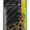 Mack 1017285 - spaanplschr.vzkop-zelfb. geelverz. 40 st 3,5 x 16 mm | 10 stuks