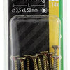 Mack 1017291 - spaanplschr.vzkop-zelfb. geelverz. 14 st 3,5 x 50 mm | 10 stuks