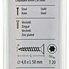 Mack 1017299 - spaanplschr.vzkop-zelfb. geelverz. 15 st 4,0 x 50 mm | 10 stuks