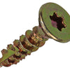 Mack 1017301 - spaanplschr.vzkop-zelfb. geelverz. 24 st 4,5 x 20 mm | 10 stuks