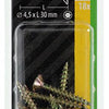 Mack 1017303 - spaanplschr.vzkop-zelfb. geelverz.18 st 4,5 x 30 mm | 10 stuks