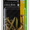 Mack 1017305 - spaanplschr.vzkop-zelfb. geelverz.15 st 4,5 x 40 mm | 10 stuks