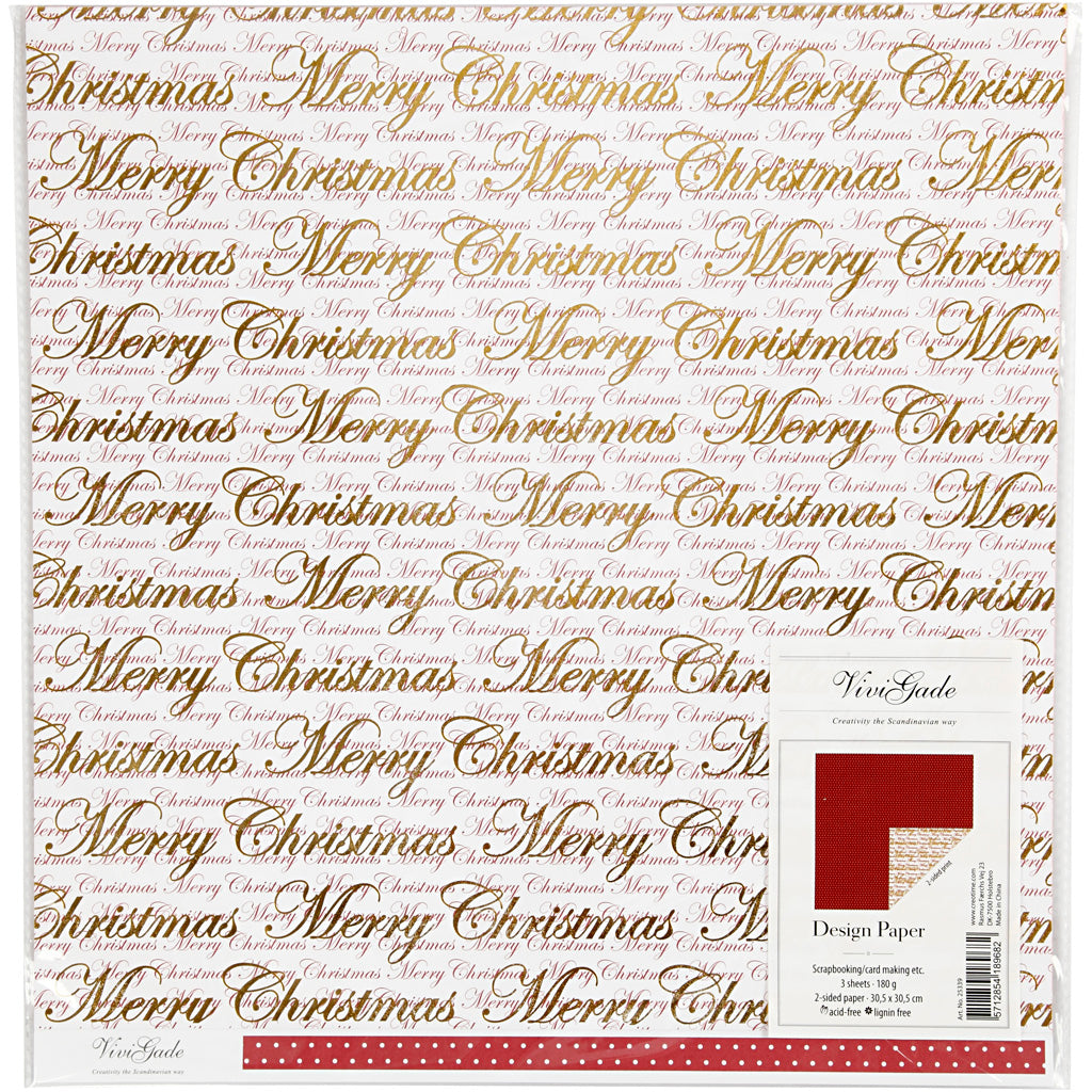 Https: www.cchobby.nl design-papier-merry-christmas-en-stippen-vel-30-5x30-5-cm-180-gr-goud-3-vel-1-doos