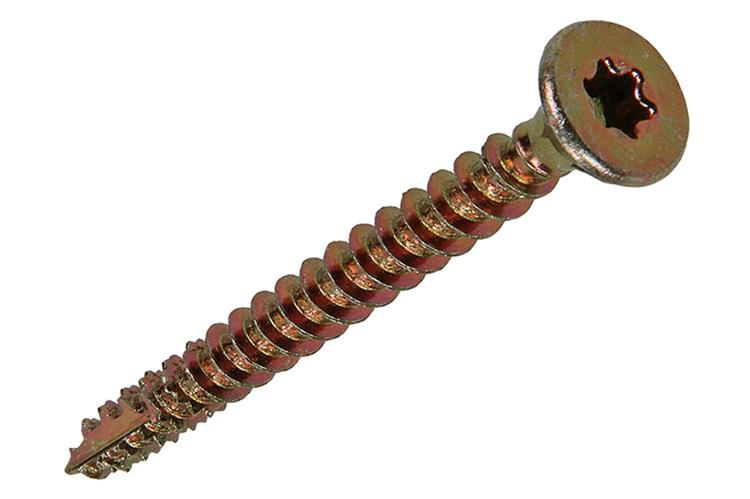 Mack 1017313 - spaanplschr.vzkop-zelfb. geelverz. 10 st 5,0 x 50 mm | 10 stuks