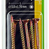 Mack 1017315 - spaanplschr.vzkop-zelfb. geelverz. 7 st 5,0 x 70 mm | 10 stuks