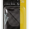 Mack 1017347 - houtschroef verzonken kop verz28 st 3,0 x 16 mm | 10 stuks