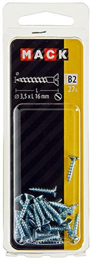 Mack 1017350 - houtschroef verzonken kop verz27 st 3,5 x 16 mm | 10 stuks - afbeelding 2