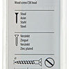 Mack 1017350 - houtschroef verzonken kop verz27 st 3,5 x 16 mm | 10 stuks