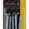 Mack 1017367 - houtschroef verzonken kop verz5 st 6,0 x 60 mm | 10 stuks