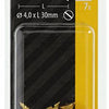 Mack 1019654 - houtschroef verzonken kop messing 7 st 4,0 x 30 mm | 10 stuks