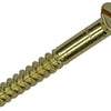Mack 1019656 - houtschroef verzonken kop messing 4 st 5,5 x 50 mm | 10 stuks