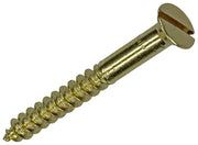 Mack 1019656 - houtschroef verzonken kop messing 4 st 5,5 x 50 mm | 10 stuks - afbeelding 1