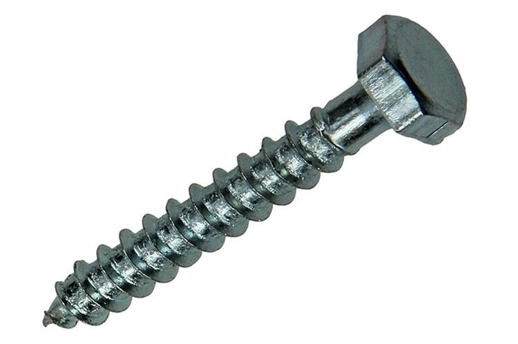 Mack 1017404 - houtdraadbout staal verzinkt 10 st 6 x 40 mm | 10 stuks