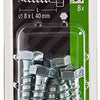 Mack 1017414 - houtdraadbout staal verzinkt 8 st 8 x 40 mm | 5 stuks