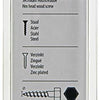 Mack 1017414 - houtdraadbout staal verzinkt 8 st 8 x 40 mm | 5 stuks