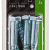 Mack 1017417 - houtdraadbout staal verzinkt 5 st 8 x 70 mm | 5 stuks