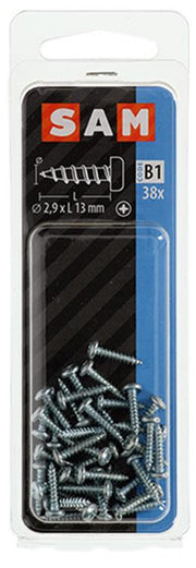 Mack 1017435 - zelftappende schroef cyl kop verz. 38st 2,9 x 13 mm | 10 stuks - afbeelding 2