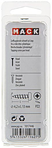 Mack 1017446 - zelftappende schroef cyl kop verz. 24st 4,2 x 13 mm | 10 stuks - afbeelding 3