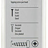 Mack 1017460 - zelftappende schroef cyl kop verz. 5 st 5,5 x 50 mm | 10 stuks