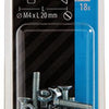 Mack 1017492 - metaalschroef verz. kop + moer verz. 18st m4 x 20 mm | 10 stuks