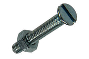 Mack 1017493 - metaalschroef verz. kop + moer verz. 16st m4 x 25 mm | 10 stuks - afbeelding 1