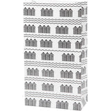 Https: www.cchobby.nl papieren-zakken-h-21-cm-afm-6x12-cm-80-gr-zwart-wit-8-stuk-1-doos - afbeelding 1