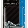 Mack 1017501 - metaalschroef verz. kop + moer verz. 14st m5 x 25 mm | 10 stuks