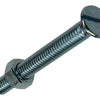 Mack 1017503 - metaalschroef verz. kop + moer verz. 10st m5 x 40 mm | 10 stuks