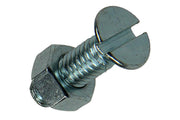 Mack 1017508 - metaalschroef verz. kop + moer verz. 10st m6 x 20 mm | 10 stuks - afbeelding 1