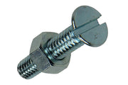 Mack 1017509 - metaalschroef verz. kop + moer verz. 9 st m6 x 25 mm | 10 stuks - afbeelding 1