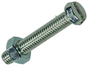 Mack 1017519 - metaalschroef cyl. kop + moer verz. 16 st m4 x 25 mm | 10 stuks - afbeelding 1