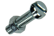 Mack 1017524 - metaalschroef cyl. kop + moer verz. 15 st m5 x 20 mm | 10 stuks - afbeelding 1