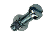 Mack 1017531 - metaalschroef cyl. kop + moer verz. 10 st m6 x 20 mm | 10 stuks - afbeelding 1