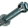 Mack 1017533 - metaalschroef cyl. kop + moer verz. 8 st m6 x 30 mm | 10 stuks