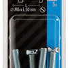Mack 1017535 - metaalschroef cyl. kop + moer verz. 5 st m6 x 50 mm | 10 stuks