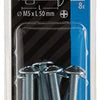 Mack 1017549 - kachelbout + moer staal verzinkt 8 st m5 x 50 mm | 5 stuks