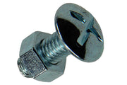 Mack 1017550 - kachelbout + moer staal verzinkt 10 st m6 x 16 mm | 5 stuks - afbeelding 1