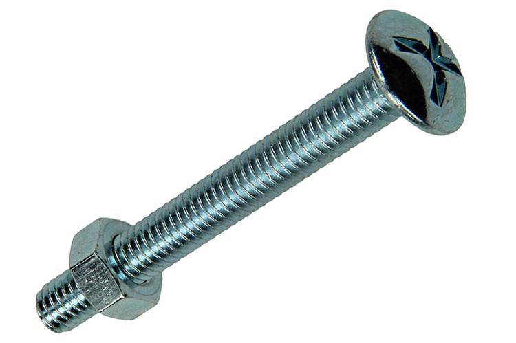 Mack 1017555 - kachelbout + moer staal verzinkt 6 st m6 x 50 mm | 5 stuks