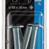 Mack 1017560 - kachelbout + moer staal verzinkt 4 st m8 x 60 mm | 5 stuks