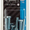 Mack 1017600 - tapbout + moer staal verzinkt 14 st m5 x 20 mm | 10 stuks