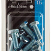 Mack 1017604 - tapbout + moer staal verzinkt 15 st m6 x 16 mm | 10 stuks