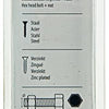 Mack 1017606 - tapbout + moer staal verzinkt 13 st m6 x 25 mm | 10 stuks