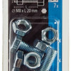 Mack 1017612 - tapbout + moer staal verzinkt 7 st m8 x 20 mm | 10 stuks