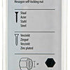 Mack 1017687 - zeskant borgmoer staal verzinkt 12 st m8 | 10 stuks