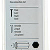 Mack 1017704 - zeskant verbindingsmoer verzinkt 3 st m6 | 10 stuks